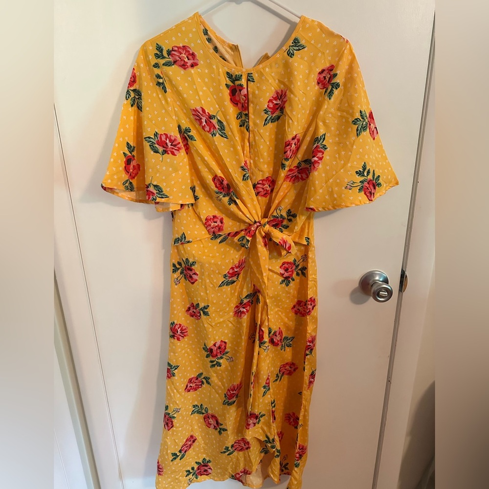 Floral Yellow Dress